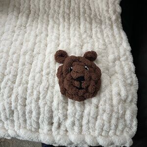 Elegant Cream Throw Blanket